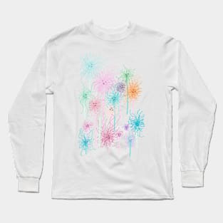 HAPPY SWIRLS Long Sleeve T-Shirt